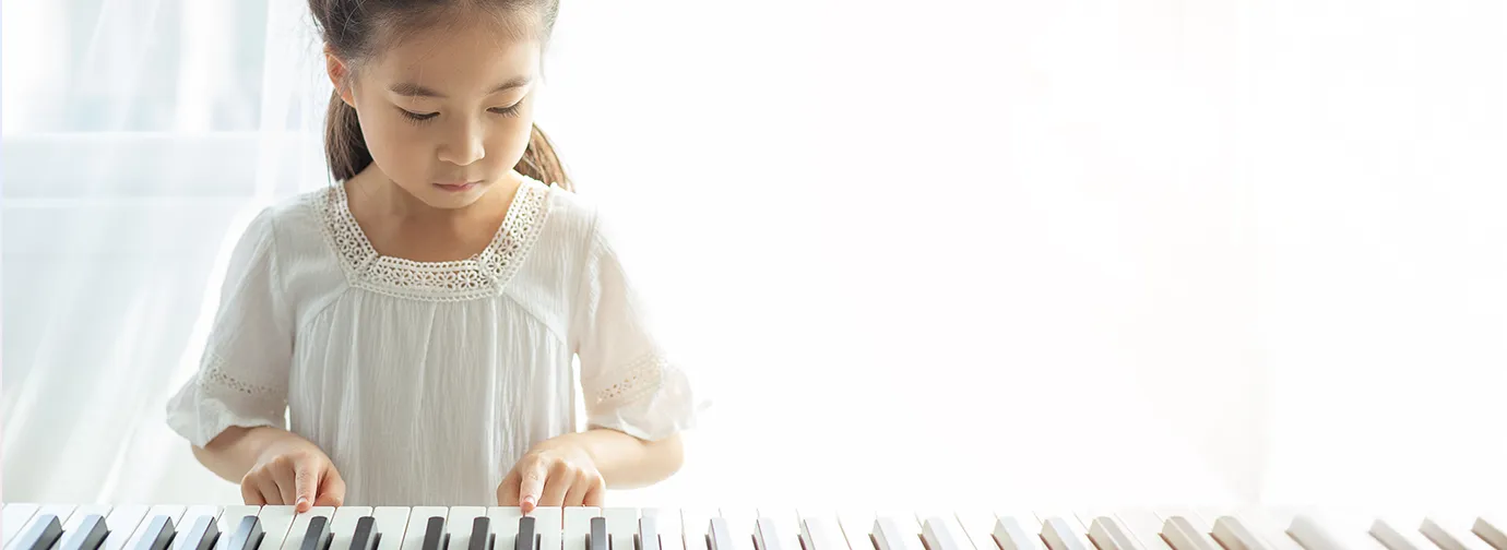 ピアノレッスン風景